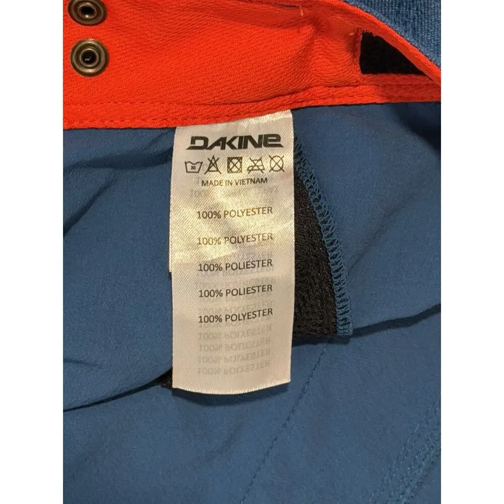 Dakine Mens Shorts Size 36 Blue Orange Outdoor MTB Bike Hiking